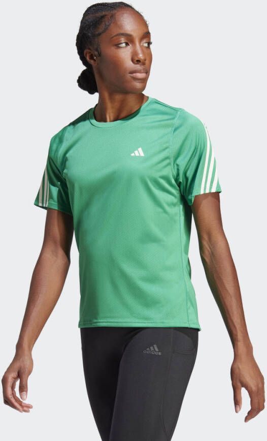 Adidas Run Icons 3 Stripes Low carbon Dames T Shirts