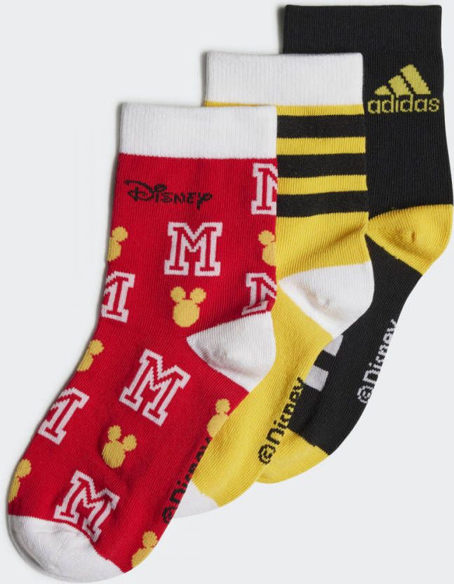 Adidas Disney Mickey Mouse 3 Pairs Unisex Sokken