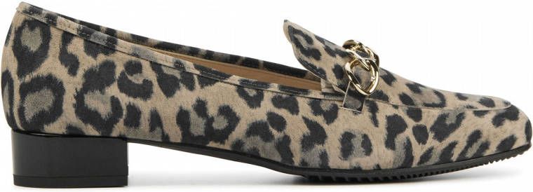 Brunate Dames Leren Instapschoenen