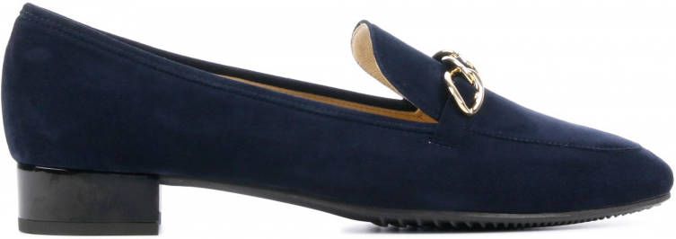 Brunate Dames Leren Instapschoenen