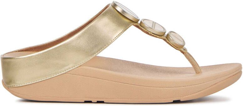 Fitflop Halo Metallic trim toe post