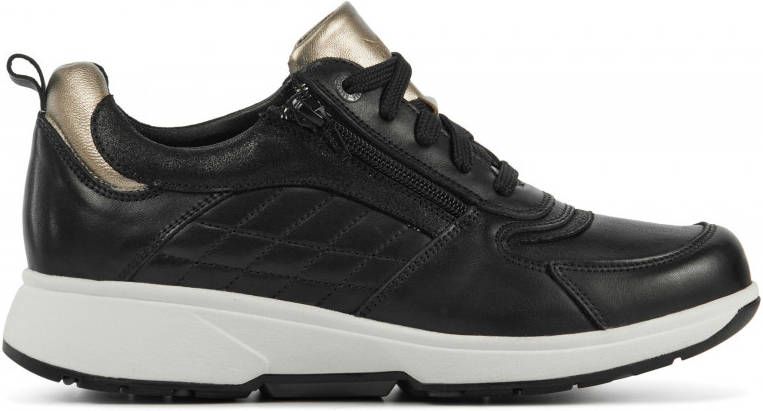 Xsensible 30217.3 Arona Black Gold H Wijdte Veterschoenen