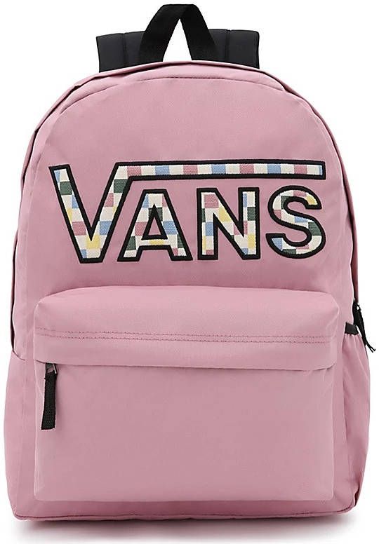 Vans Realm Flying Rugzak Pink Lila Multi Color Check