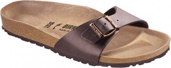 Birkenstock Madrid BF Sandalen Schmal, bruin/beige
