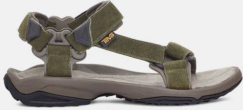 Teva Terra Fi Lite Suede Sandaal Groen