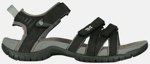 Teva Tirra Leather Sandaal Dames Zwart