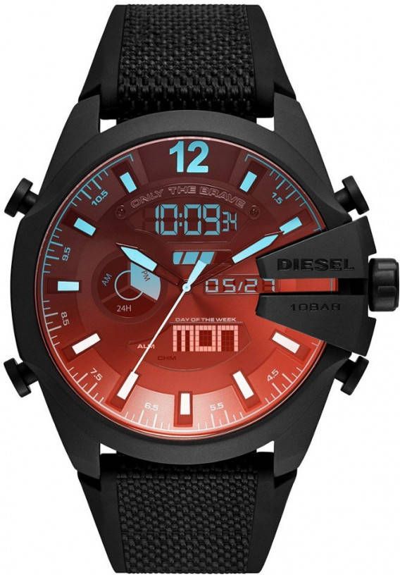 Diesel Horloges Mega Chief DZ4548 Zwart