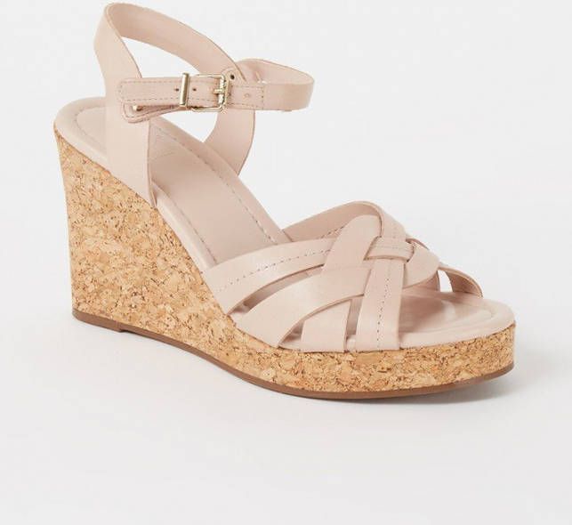 Dune London Koral sleehak van leer