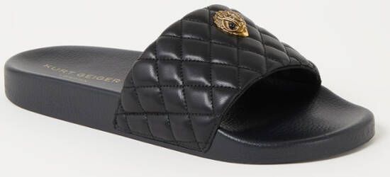 Kurt Geiger Klapki Meena Eagle 7400200979 , Zwart, Dames