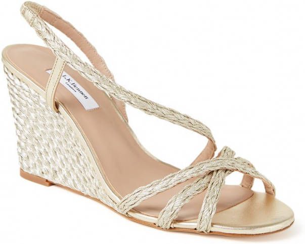 L.K.Bennett L K Bennett Shiela sleehak en metallic finish
