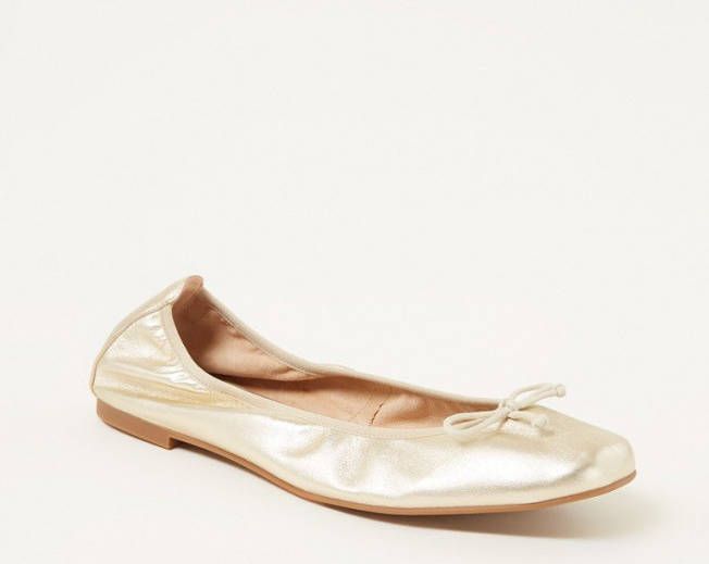 L.K.Bennett L K Bennett Trilly ballerina van leer