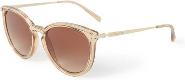 Michael Kors zonnebril Brisbane 0MK1077 goudkleurig/bruin