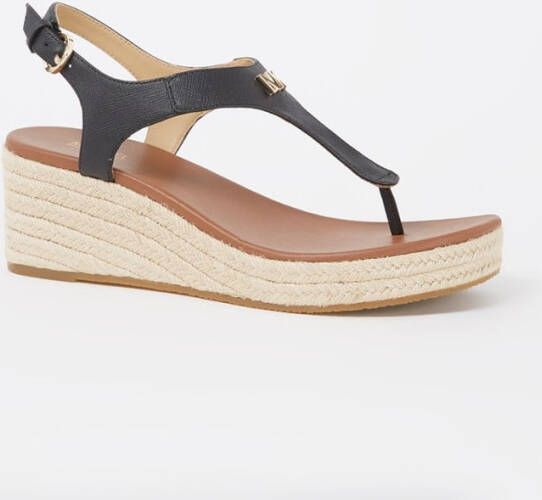 Michael Kors Laney Thong sleehak van leer