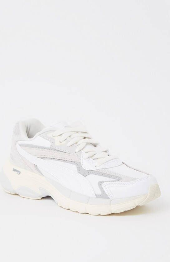 Puma Witte Lage Sneakers Teveris Nitro Thrifted Wns