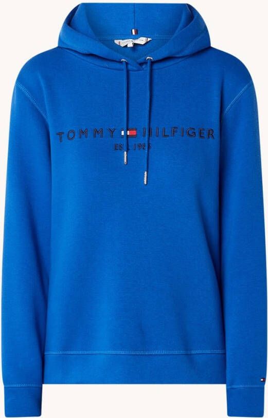 Tommy Hilfiger Hoodie Kobalt Ww0Ww26410 Virtu , Blauw, Dames