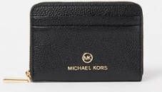 Michael Kors Jet Set Small Pebbled Wallet , Zwart, Dames online kopen