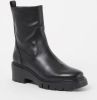 Unisa Leather Ankle Boots With ZIP , Zwart, Dames online kopen