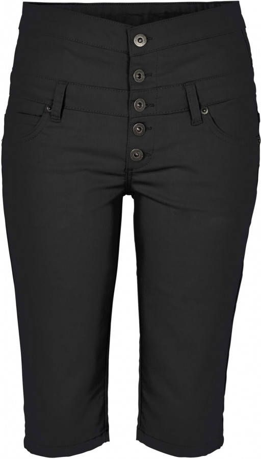 RAINBOW Bermuda, zwart, 97% katoen, 3% elastan