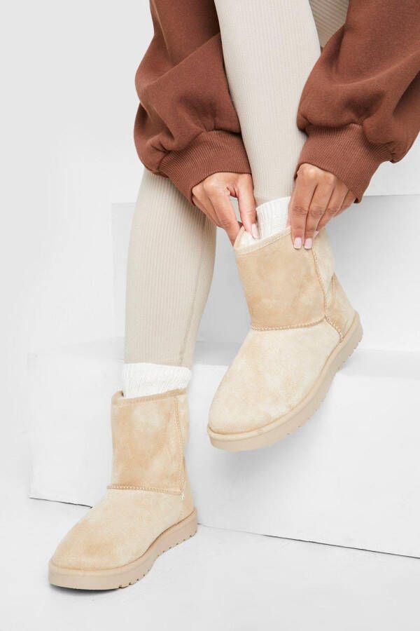 boohoo Kleine Leuke Laarsjes, Beige