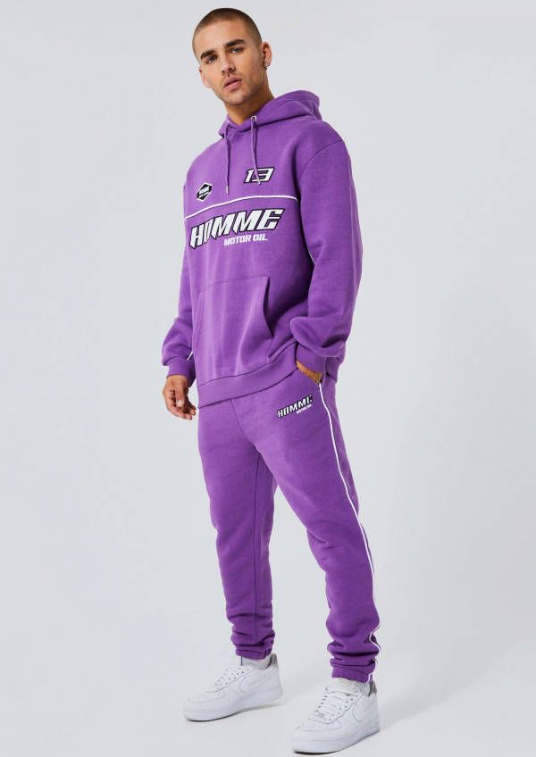 boohoo Oversized Motorsport Trainingspak, Purple