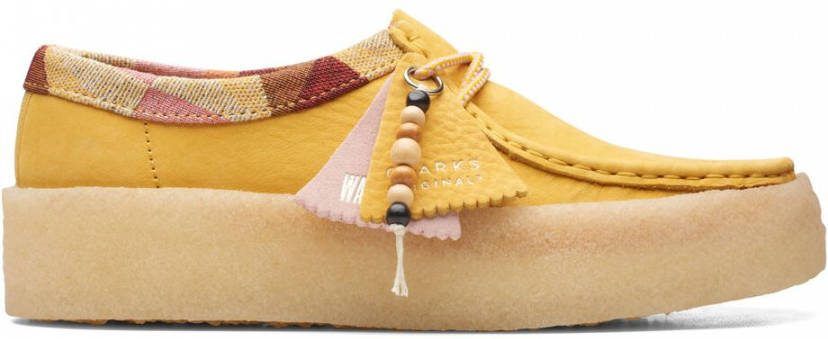Clarks Dames, Originals Wallabee Cup 26165817 schoenen , Geel, Dames