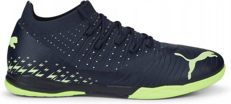 PUMA FUTURE 3.4 Zaalvoetbalschoenen(IN)Donkerblauw Groen