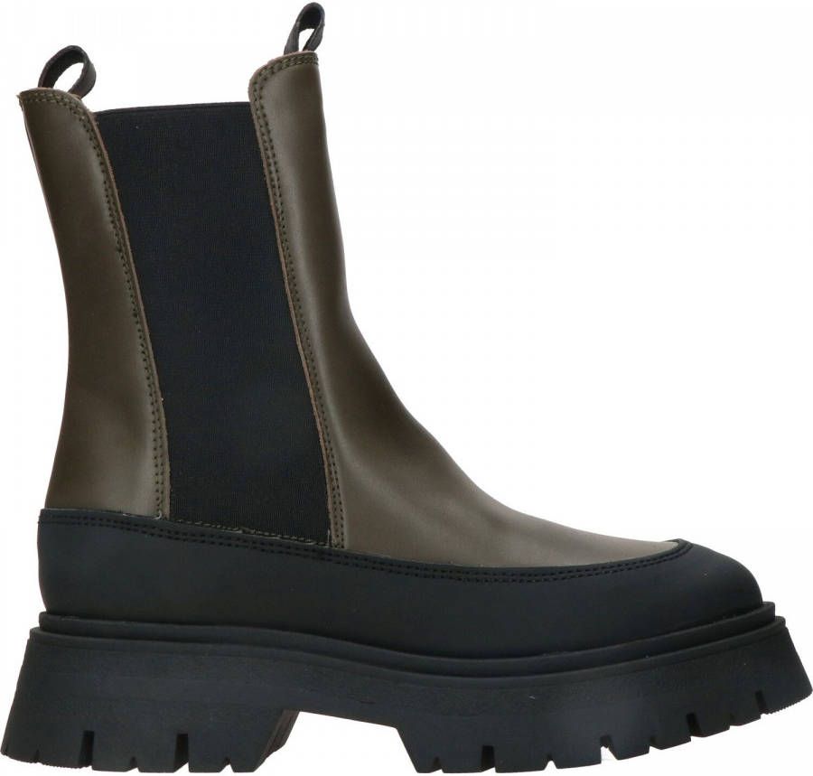 tamaris Groene casual gesloten laarsjes , Groen, Dames