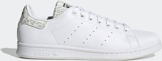 Adidas Originals Stan Smith sneakers wit/zilver metallic