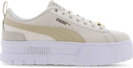 Puma Mayze Futurisme Dames Schoenen Beige Leer, Synthetisch
