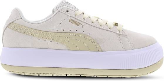 Puma Suede Mayu Futurisme Dames Schoenen Beige Leer