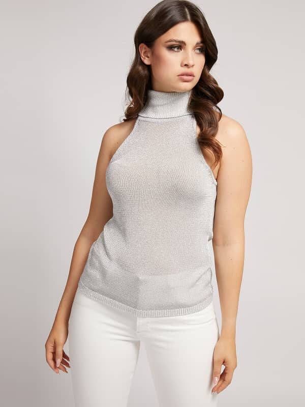 Guess Doorzichtig Truitje Gouden Look