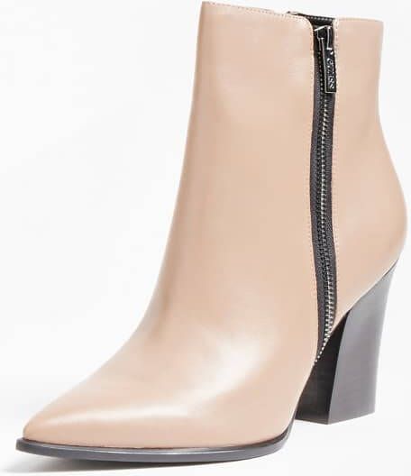 Guess Enkellaarsje Jakira Echt Leer