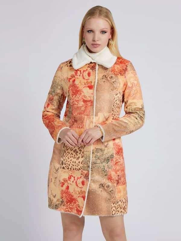 Guess Trenchcoats & Mantels Oranje Dames