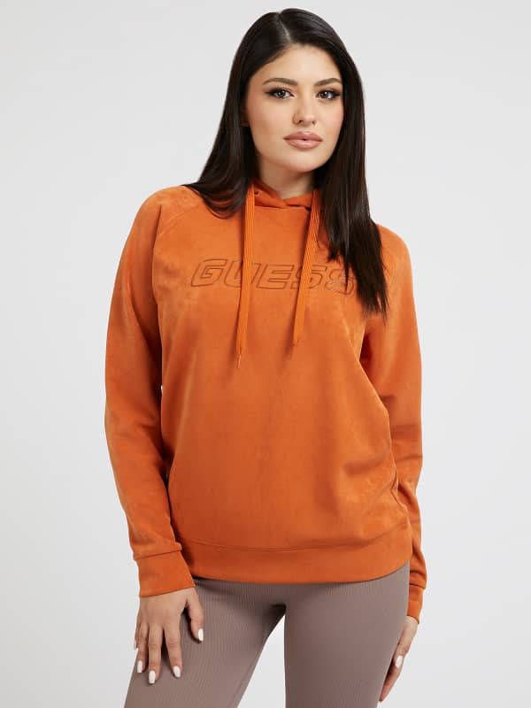 Guess Hoodies & Sweatvesten Oranje Dames