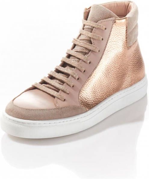 alba moda Hoge sneaker Roze