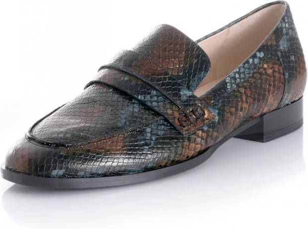 alba moda Instapper in fatasy snakeprint Bruin/Blauw