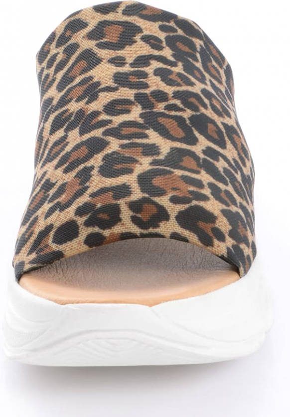 alba moda Muiltje van elastische polyamide Bruin