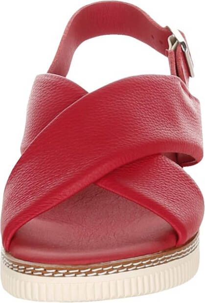 alba moda Sandaaltje van superzacht materiaal Rood