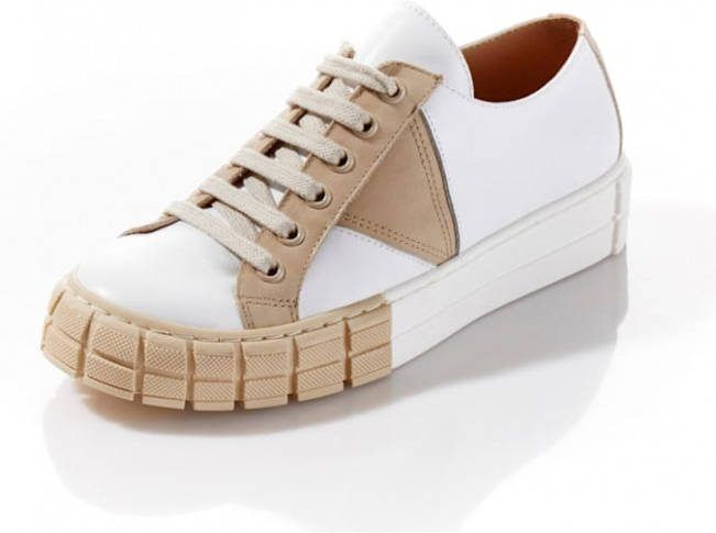 alba moda Sneaker Wit/Taupe