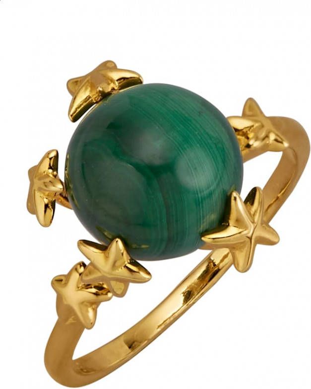 KLiNGEL Damesring van verguld zilver Goudkleur