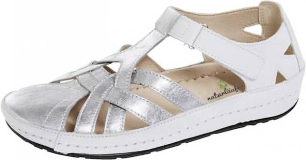 Naturläufer Instapper in harmonieuze kleuren Zilverkleur