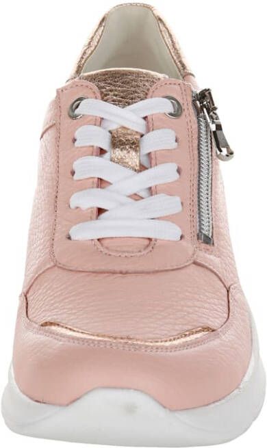 Waldläufer Veterschoen van hertennappa Roze