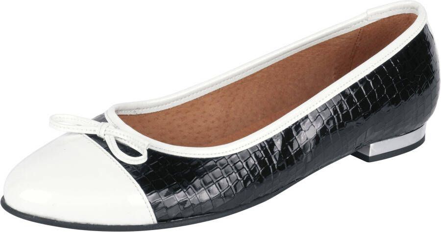 Ballerina in wit/zwart van heine