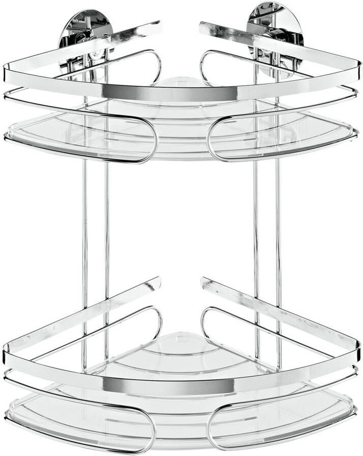 Hoekrek in edelstaal van heine home