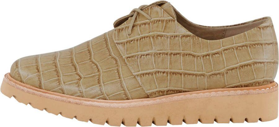 Veterschoen in camel van heine