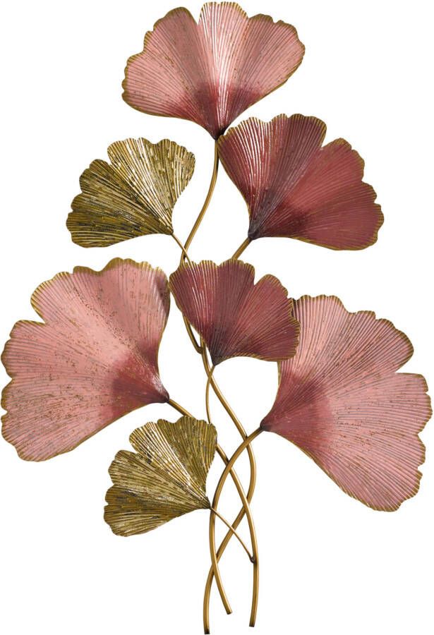 Wanddecoratie in goudkl/roze van heine home