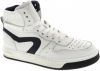Hip H1174 hoge leren sneakers wit/donkerblauw online kopen