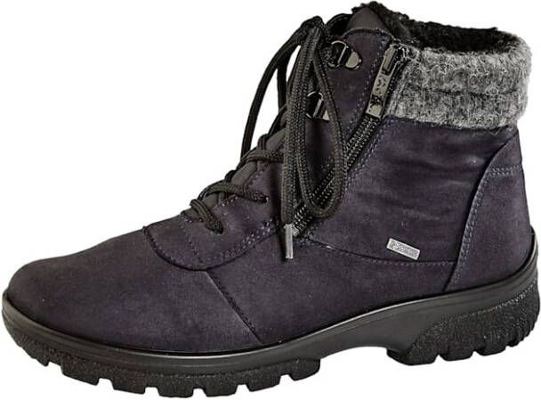 Ara Hoge veterschoen Donkerblauw