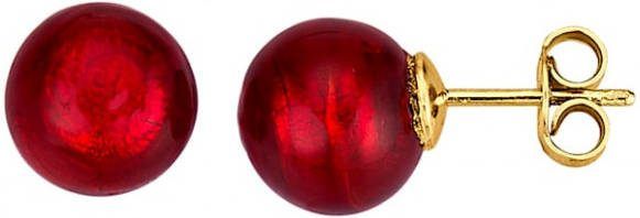 KLiNGEL Oorstekers van Muranoglas Rood
