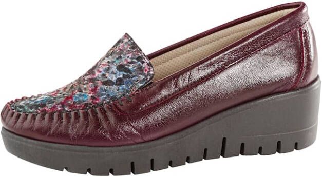 Naturläufer Mocassin Bordeaux